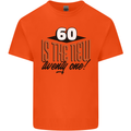 60th Birthday 60 is the New 21 Funny Kids T-Shirt Childrens Orange