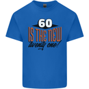 60th Birthday 60 is the New 21 Funny Kids T-Shirt Childrens Royal Blue
