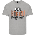 60th Birthday 60 is the New 21 Funny Kids T-Shirt Childrens Sports Grey