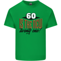60th Birthday 60 is the New 21 Funny Mens Cotton T-Shirt Tee Top Irish Green