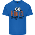 60th Birthday 60 is the New 21 Funny Mens Cotton T-Shirt Tee Top Royal Blue