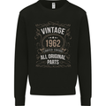 61st Birthday Limited Edition 1962 Mens Sweatshirt Jumper Black