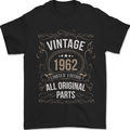 61st Birthday Limited Edition 1962 Mens T-Shirt 100% Cotton Black