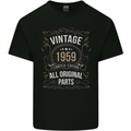 64th Birthday Limited Edition 1959 Mens Cotton T-Shirt Tee Top Black