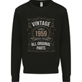 64th Birthday Limited Edition 1959 Mens Sweatshirt Jumper Black