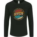 64th Birthday  Vintage Made In 1959 Mens Long Sleeve T-Shirt Black