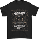 69th Birthday Limited Edition 1954 Mens T-Shirt 100% Cotton Black