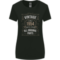 69th Birthday Limited Edition 1954 Womens Wider Cut T-Shirt Black