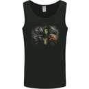 6 Dinosaur Collage T-Rex Raptor Dragons Mens Vest Tank Top Black