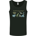 6 Dinosaurs Mens Vest Tank Top Black