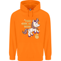6 Year Old Birthday Girl Magical Unicorn 6th Childrens Kids Hoodie Orange
