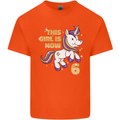6 Year Old Birthday Girl Magical Unicorn 6th Kids T-Shirt Childrens Orange