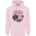 6th Mermaid Birthday 6 Year Old Childrens Kids Hoodie Light Pink