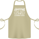 70th Birthday 70 Year Old This Is What Cotton Apron 100% Organic Khaki