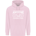 70th Birthday 70 Year Old This Is What Mens 80% Cotton Hoodie Light Pink