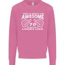 70th Birthday 70 Year Old This Is What Mens Sweatshirt Jumper Azalea