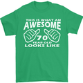 70th Birthday 70 Year Old This Is What Mens T-Shirt 100% Cotton Irish Green