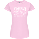 70th Birthday 70 Year Old This Is What Womens Petite Cut T-Shirt Light Pink