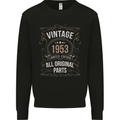 70th Birthday Limited Edition 1953 Mens Sweatshirt Jumper Black
