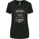 74th Birthday Limited Edition 1949 Womens Wider Cut T-Shirt Black