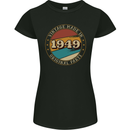 74th Birthday  Vintage Made In 1949 Womens Petite Cut T-Shirt Black
