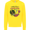 7th Mermaid Birthday 7 Year Old Kids Sweatshirt Jumper Yellow