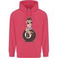 8-Ball Pinup Pool Childrens Kids Hoodie Heliconia