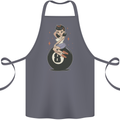 8-Ball Pinup Pool Cotton Apron 100% Organic Steel