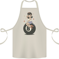 8-Ball Pool Pinup Cotton Apron 100% Organic Natural