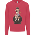 8-Ball Pool Pinup Kids Sweatshirt Jumper Heliconia