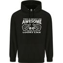 80th Birthday 80 Year Old This Is What Mens 80% Cotton Hoodie Black