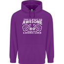 80th Birthday 80 Year Old This Is What Mens 80% Cotton Hoodie Purple