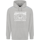 80th Birthday 80 Year Old This Is What Mens 80% Cotton Hoodie Sports Grey