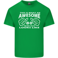 80th Birthday 80 Year Old This Is What Mens Cotton T-Shirt Tee Top Irish Green