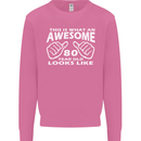 80th Birthday 80 Year Old This Is What Mens Sweatshirt Jumper Azalea