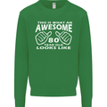 80th Birthday 80 Year Old This Is What Mens Sweatshirt Jumper Irish Green