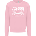80th Birthday 80 Year Old This Is What Mens Sweatshirt Jumper Light Pink
