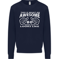 80th Birthday 80 Year Old This Is What Mens Sweatshirt Jumper Navy Blue