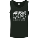 80th Birthday 80 Year Old This Is What Mens Vest Tank Top Black