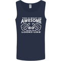 80th Birthday 80 Year Old This Is What Mens Vest Tank Top Navy Blue