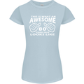 80th Birthday 80 Year Old This Is What Womens Petite Cut T-Shirt Light Blue