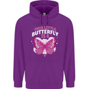 8 Year Old Birthday Butterfly 8th Childrens Kids Hoodie Purple