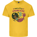 8th Mermaid Birthday 8 Year Old Kids T-Shirt Childrens Yellow