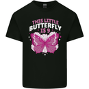 9 Year Old Birthday Butterfly 9th Kids T-Shirt Childrens Black