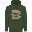ADHD is My Superpower Childrens Kids Hoodie Forest Green