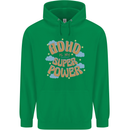 ADHD is My Superpower Childrens Kids Hoodie Irish Green