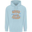 ADHD is My Superpower Childrens Kids Hoodie Light Blue