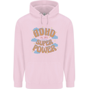 ADHD is My Superpower Childrens Kids Hoodie Light Pink