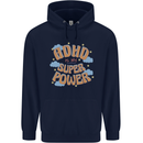 ADHD is My Superpower Childrens Kids Hoodie Navy Blue