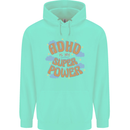 ADHD is My Superpower Childrens Kids Hoodie Peppermint